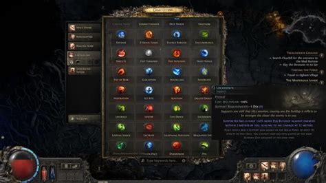 poe db|poedb skill gems.